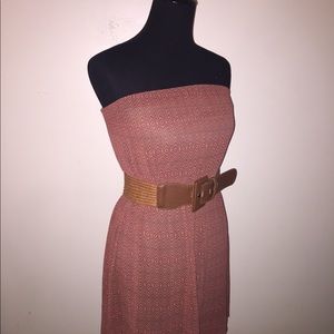 High-Low Orange Dress